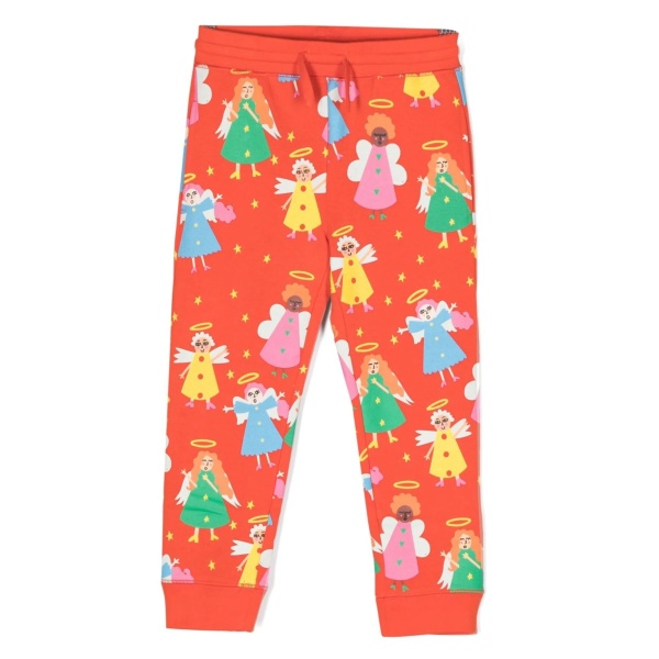 graphic-print track pants