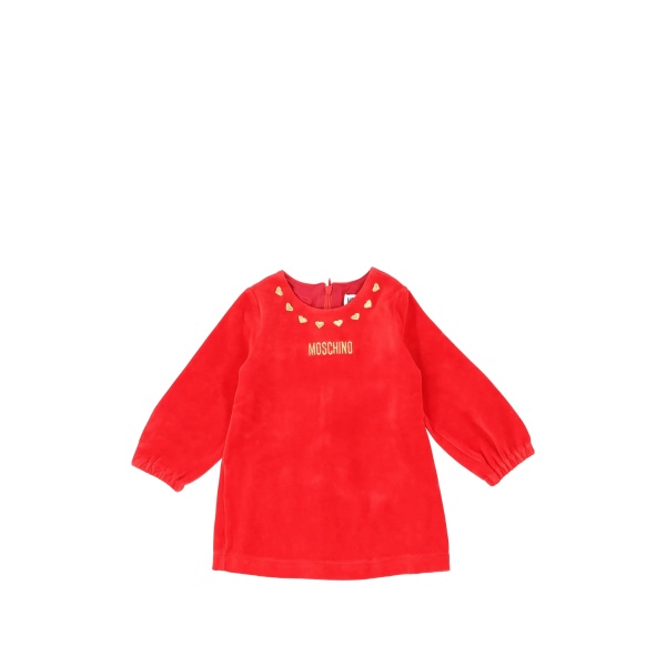 heart appliqué dress