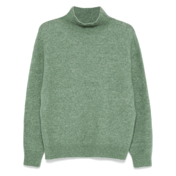 high-neck sweater