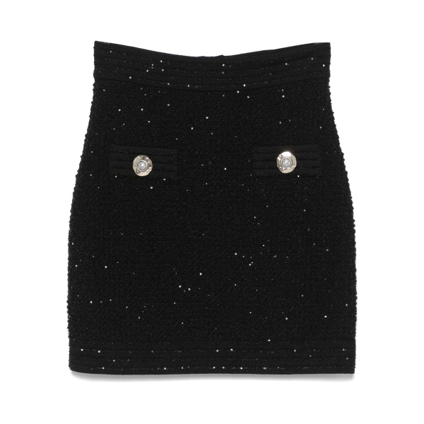 high-waisted skirt