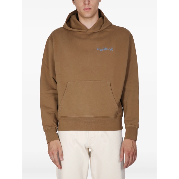 hooded kangaroo-pocket hoodie