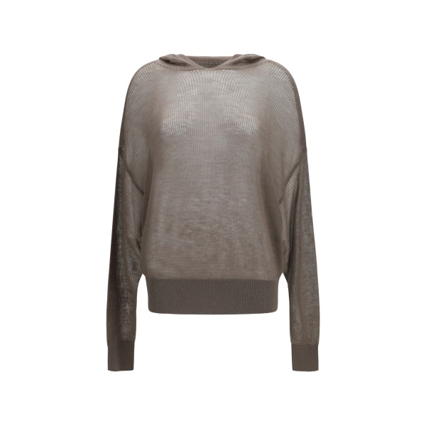 hooded knitwear