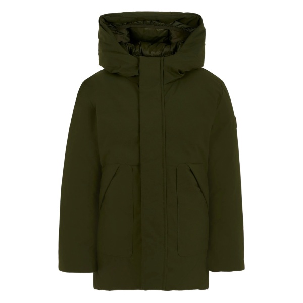 hooded padded jacket