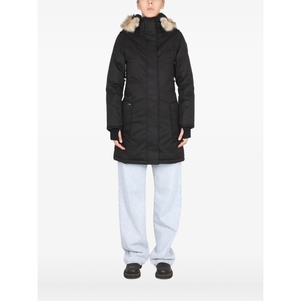 hooded parka coat