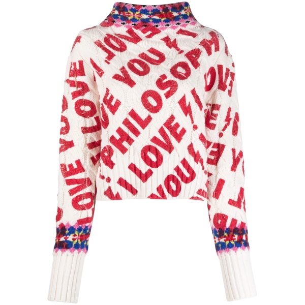 I Love You Philosophy wool jumper