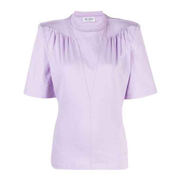 Jewel cut-out cotton T-shirt