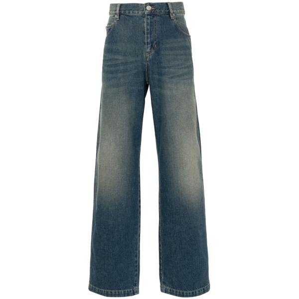 Jorje mid-rise straight-leg jeans