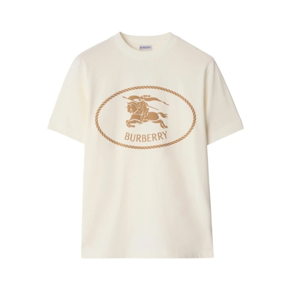 Knight-stamp cotton T-shirt