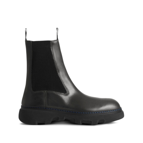 leather Chelsea boots
