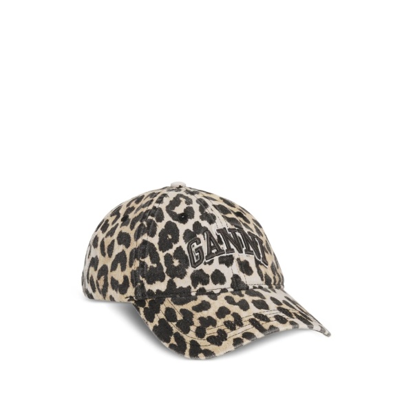 leopard-print cap