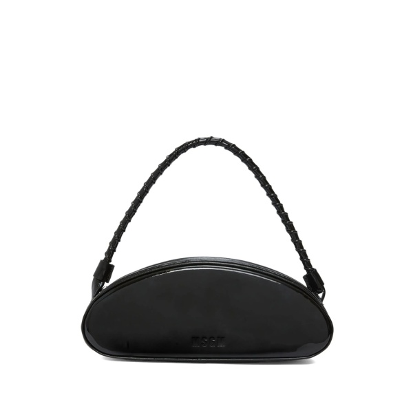 logo-debossed leather tote bag