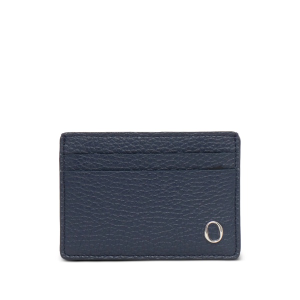 logo-detail leather cardholder