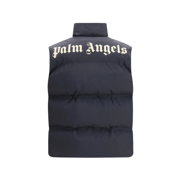 logo down vest