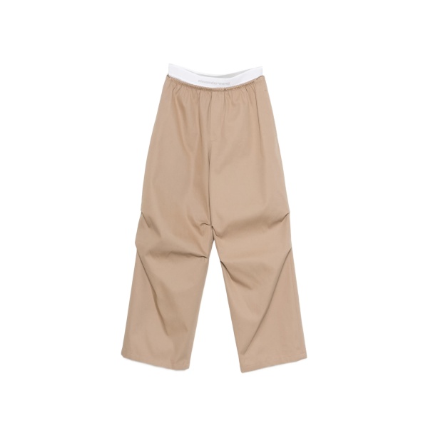 logo elastic articulated trousers