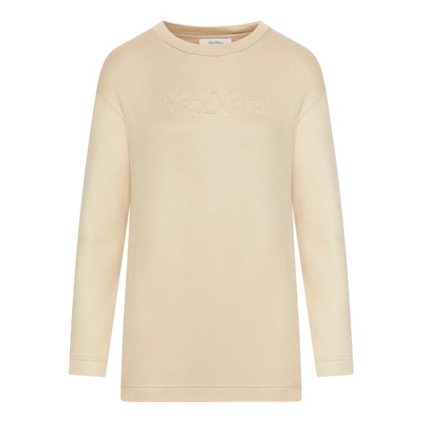 logo-embossed sweatshirt