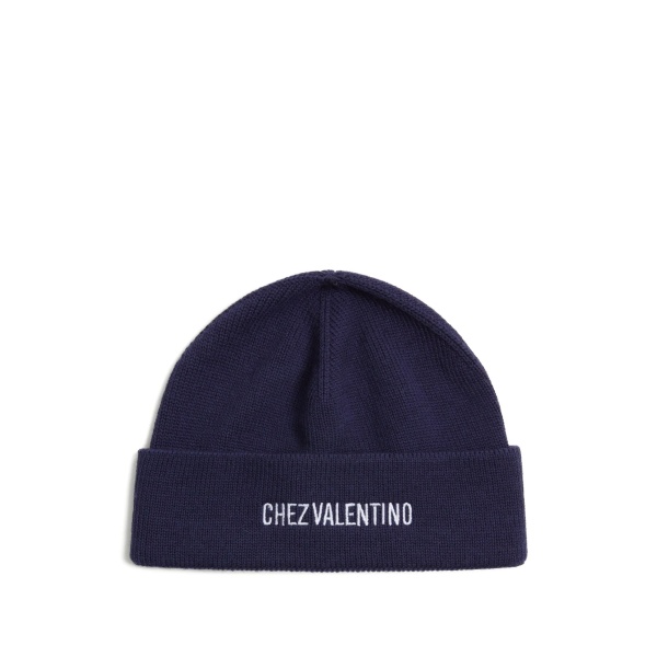 logo-embroidered beanie