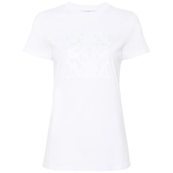 logo-embroidered cotton T-shirt