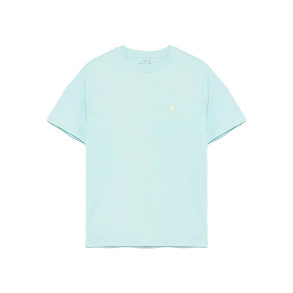 logo-embroidered cotton T-shirt