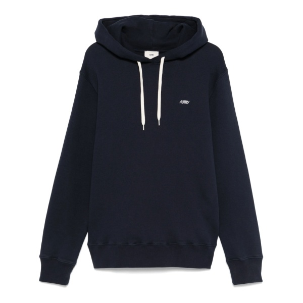 logo-embroidered hoodie