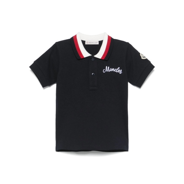 logo-embroidered polo shirt