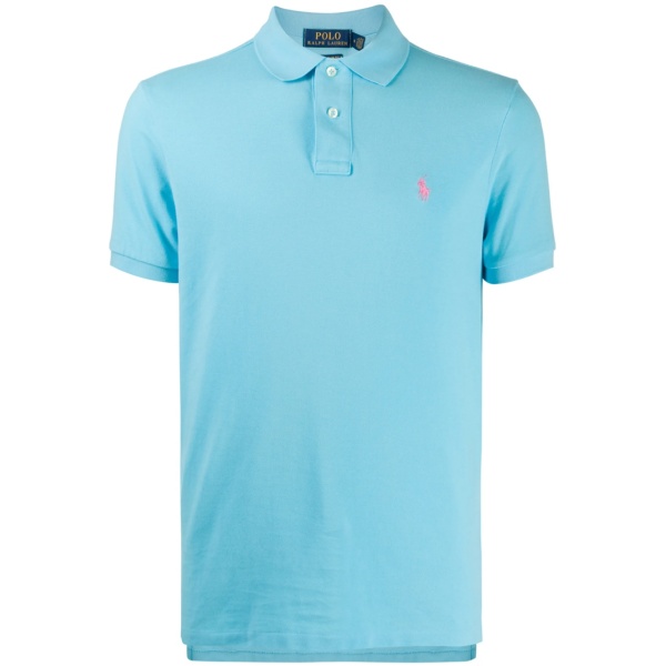 logo-embroidered polo shirt