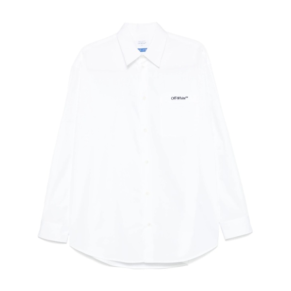 logo-embroidered shirt