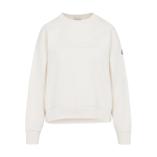 logo-embroidered sweatshirt
