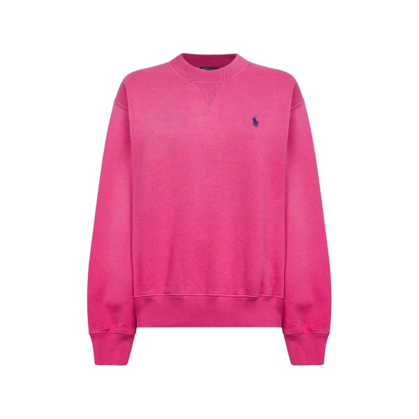 logo-embroidered sweatshirt