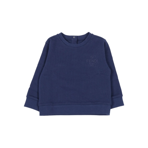 logo-embroidered sweatshirt