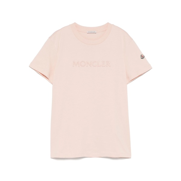 logo-embroidered T-shirt