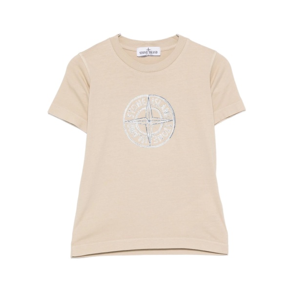 logo-embroidered T-shirt