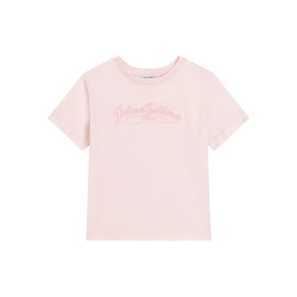 logo-embroidered T-shirt