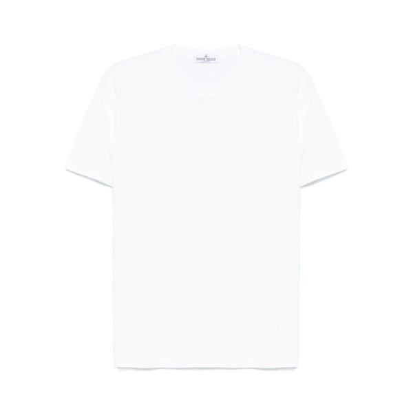 logo-embroidered T-shirt