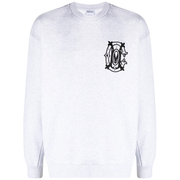 logo embroidery sweatshirt