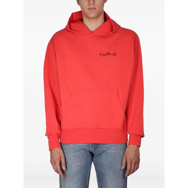 logo hooded sweatshirt
