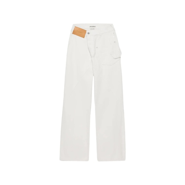 logo-patch denim jeans