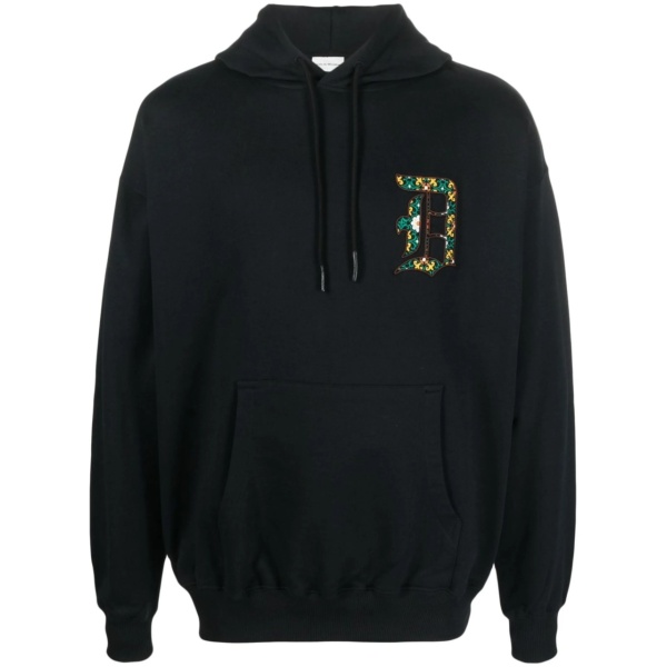 logo patch hoodie