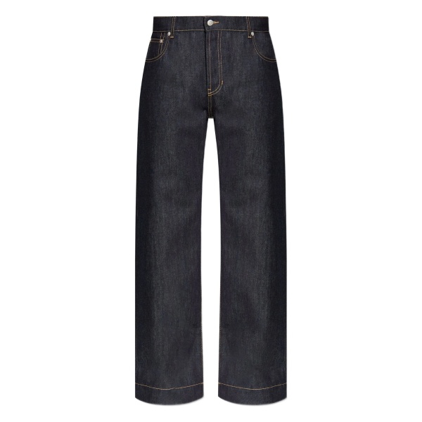 logo-patch jeans