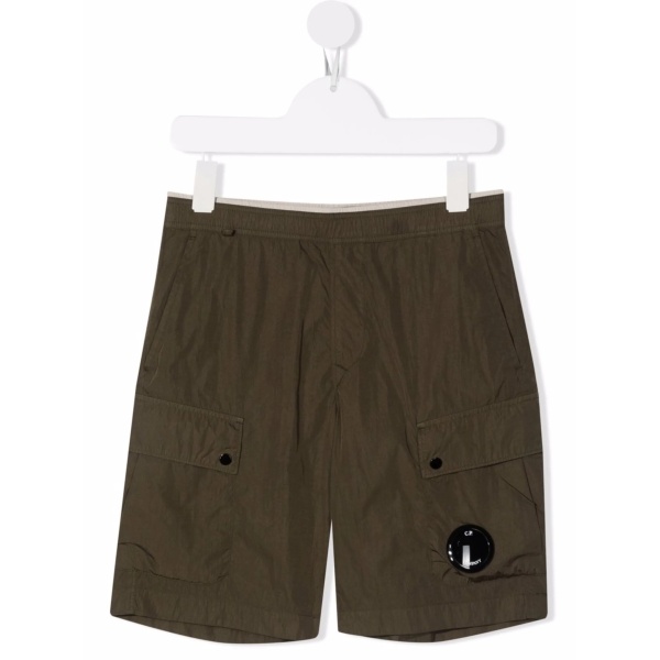 logo-plaque cargo shorts