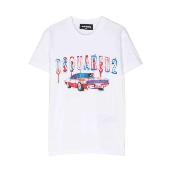 logo-print cotton T-shirt