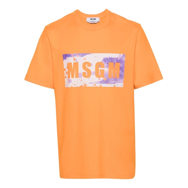 logo-print cotton T-shirt