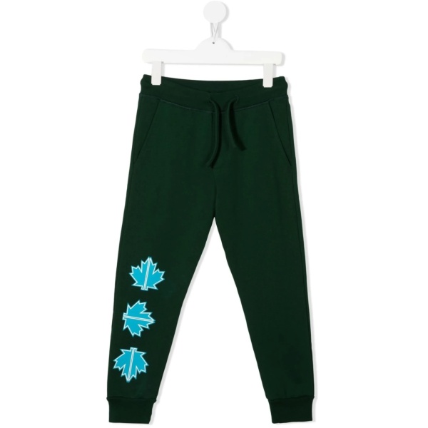 logo-print cotton track pants