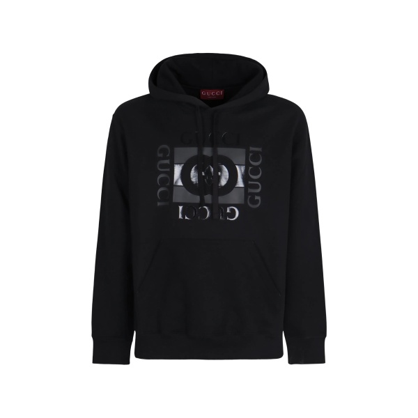 logo-print hoodie