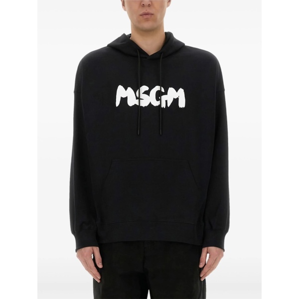 logo-print hoodie