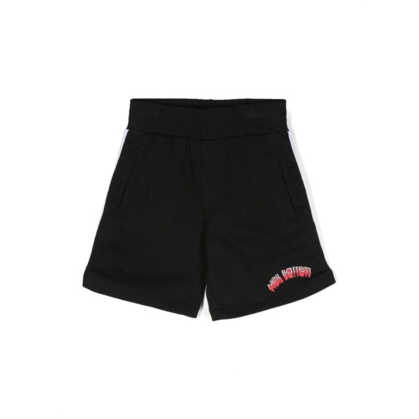 logo-print shorts