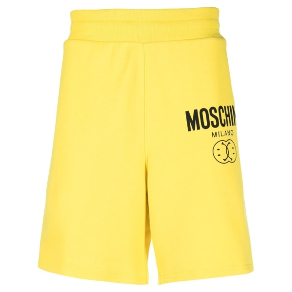 logo-print track shorts