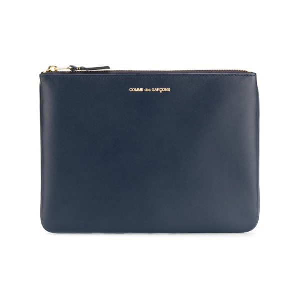 logo-stamp leather wallet
