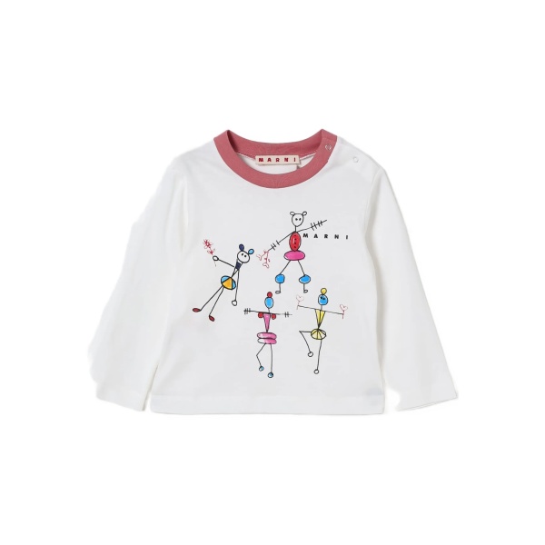 long-sleeve graphic T-shirt