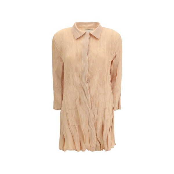 long-sleeve mini dress
