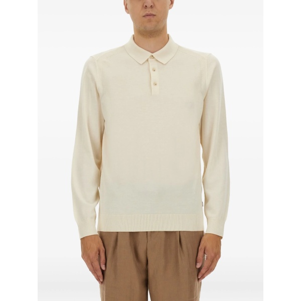 long-sleeve polo shirt